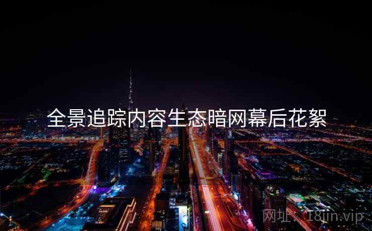 全景追踪内容生态暗网幕后花絮