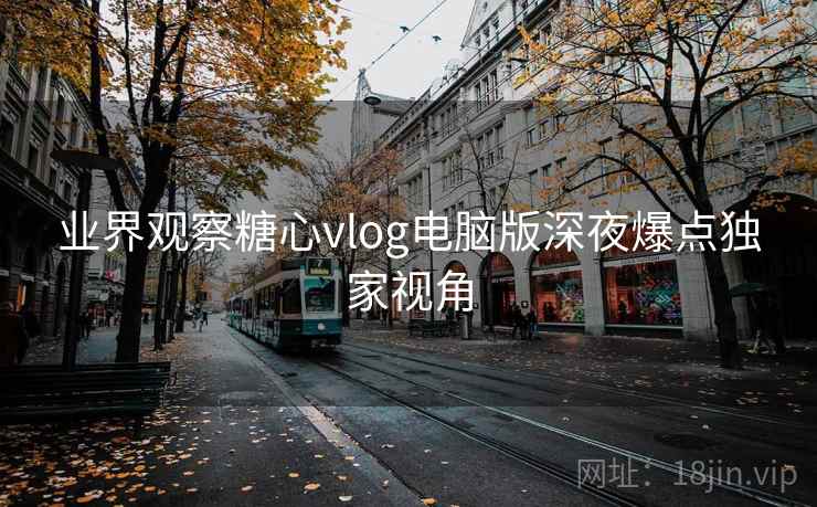 业界观察糖心vlog电脑版深夜爆点独家视角